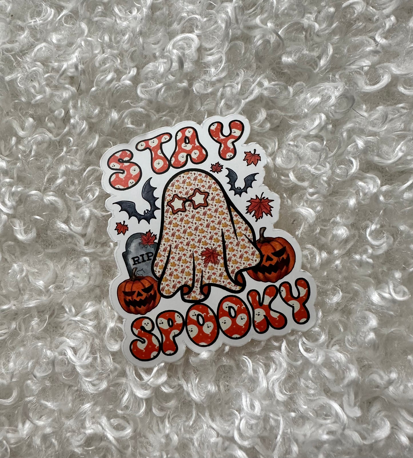 Stay Spooky Ghost Sticker